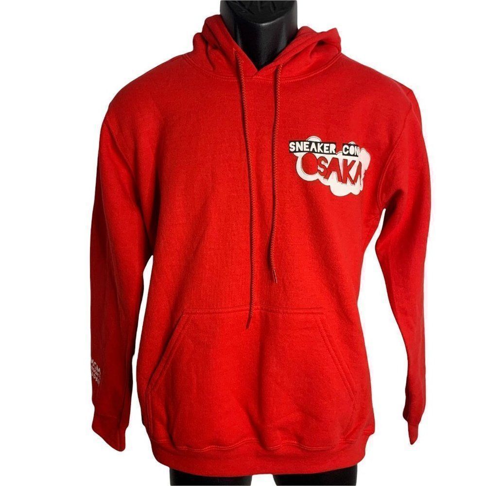Sneaker Con Osaka Hoodie Sweatshirt M Red Lion Graphic Pullover Japan